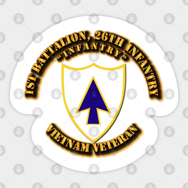 1st Battalion, 26th Infantry ( Infantry) w Txt Sticker by twix123844